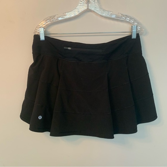 Lululemon Pace Rival Skirt (Tall) *4-way Stretch 15" Black Tall 10 - Picture 3 of 12